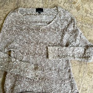Cynthia Rowley layering crochet sweater